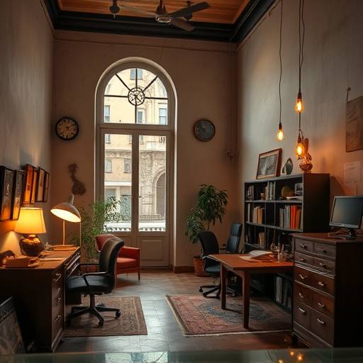 Imagen que muestra la fundación de Código Maestro en una antigua oficina en Valencia.